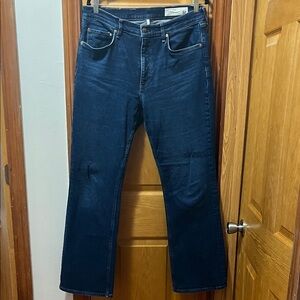 rag & bone Women's Dark Blue Boot Cut Jeans
